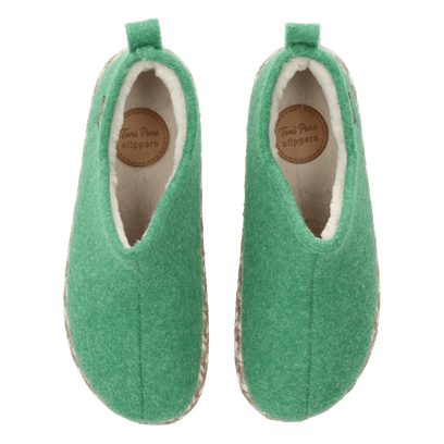 Duna-FP Dames Pantoffels Vilt Menta