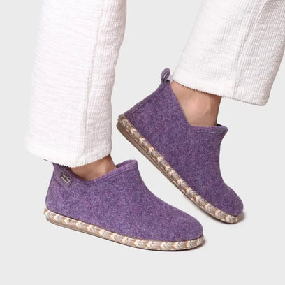 Duna-FP Dames Pantoffels Vilt Morat