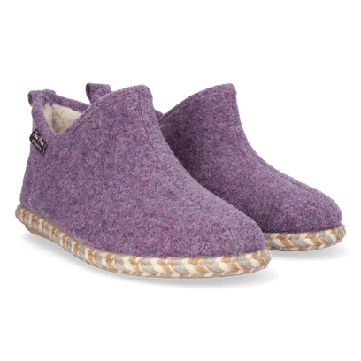 Duna-FP Dames Pantoffels Vilt Morat