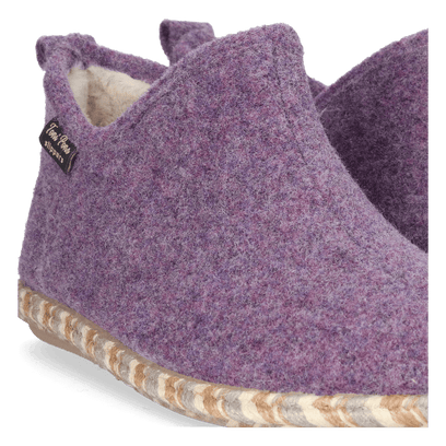Duna-FP Dames Pantoffels Vilt Morat
