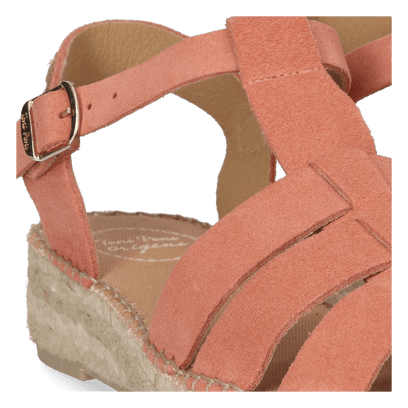 Elena Dames Espadrilles Suede Salmo