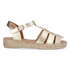 Emma Dames Espadrilles Leer Plati