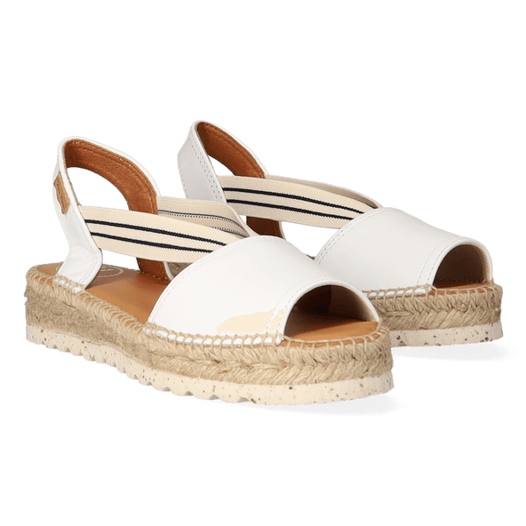 Estel-SW Dames Espadrilles Blanc