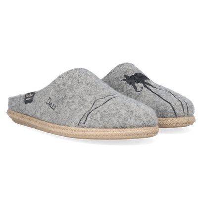 Fortalesa Heren Pantoffels Vilt Gris