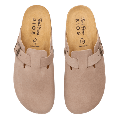 Gregor-QT Heren Clogs Suede Gris