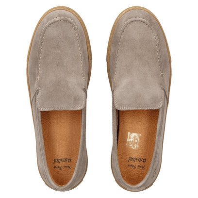 Joan Heren Loafers Suede Taupe