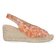 Laila-LL Dames Espadrilles Leer Multi
