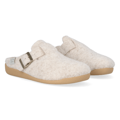 Mima-FP Dames Pantoffels Vilt Cru