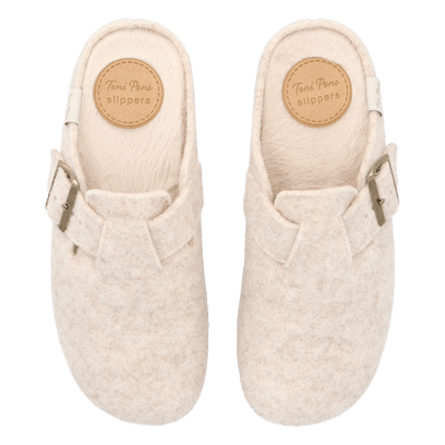 Mima-FP Dames Pantoffels Vilt Cru