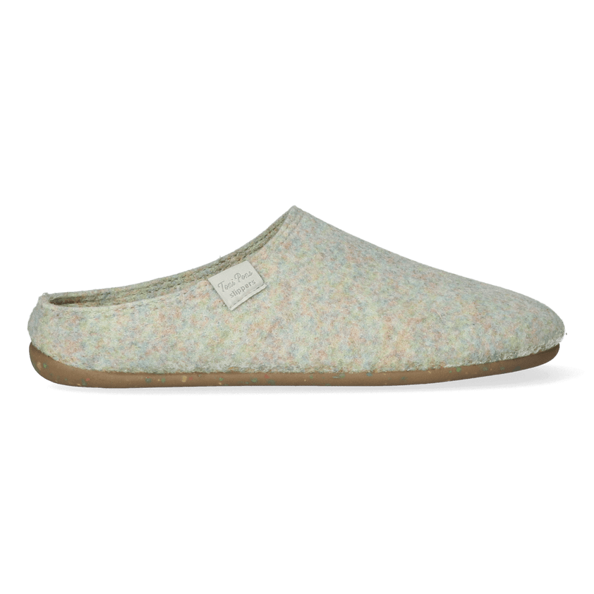 Mona-FR Dames Pantoffels Gerecycled Vilt Multi