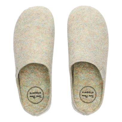 Mona-FR Dames Pantoffels Gerecycled Vilt Multi