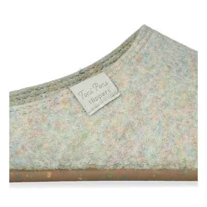 Mona-FR Dames Pantoffels Gerecycled Vilt Multi