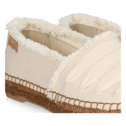 Rose-DH Dames Espadrilles Canvas Cru