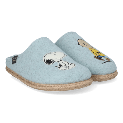 Snoopy Dames Pantoffels Vilt Cel