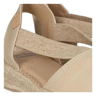 Tala Dames Espadrilles Leer Gel