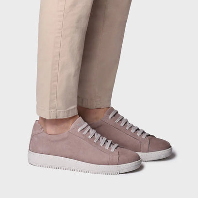 Dalmau Heren Sneakers Nubuck Taupe