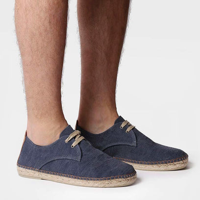 Dixon Canvas Heren Espadrilles Mari