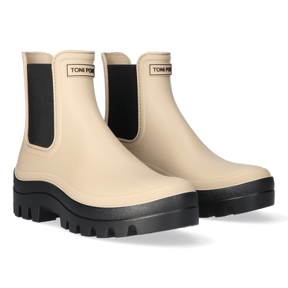 Carter Dames Chelsea Regenboots Beige