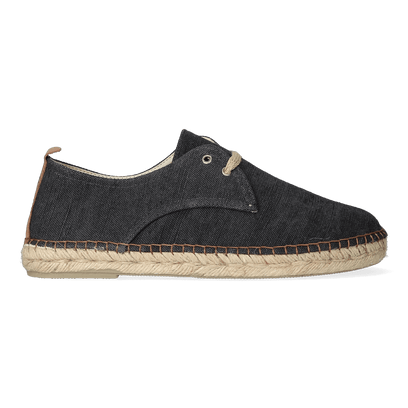 Dixon Heren Espadrilles Negre