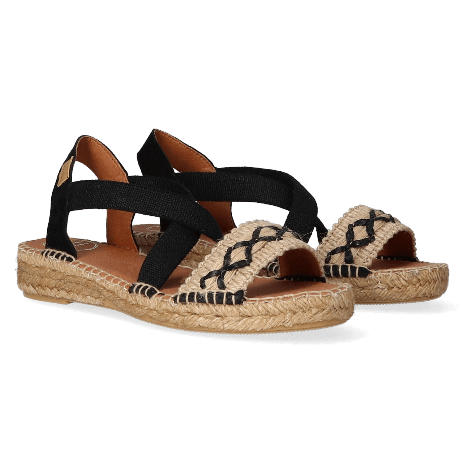 Eider BN Dames Espadrilles Zwart Toni Pons Toni Pons