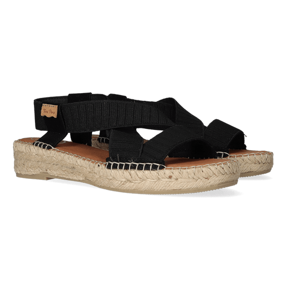 Eire-TR Dames Espadrilles Negre