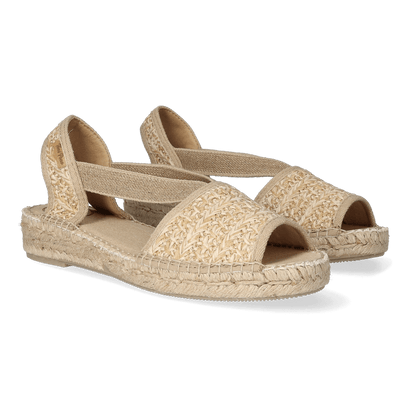 Estel-HK Dames Espadrilles Natural
