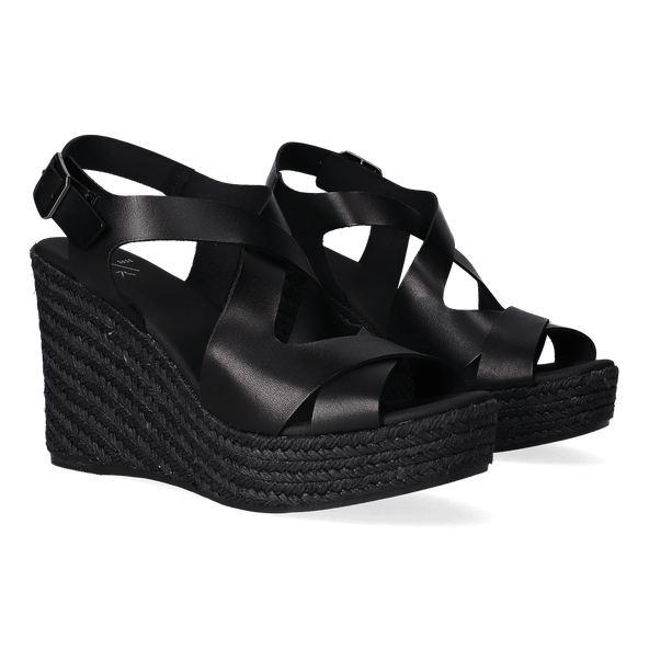 Girona Dames Espadrilles Negre