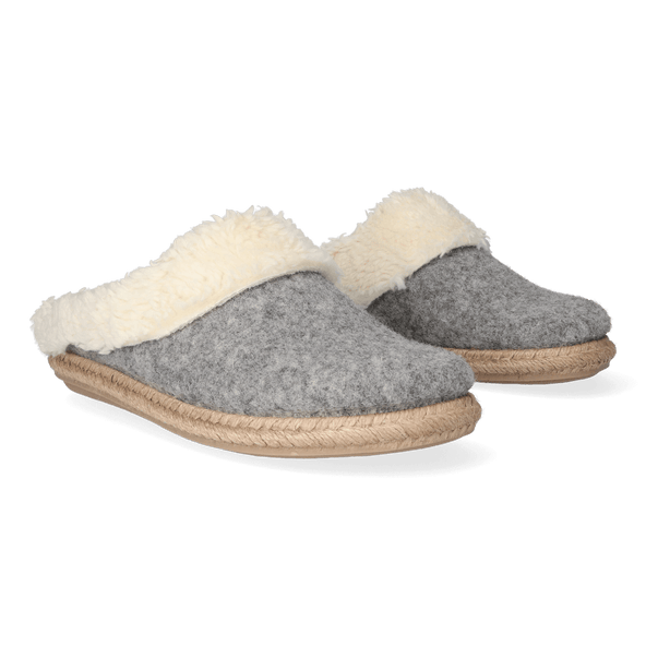 Miri-BF Dames Pantoffels Gris