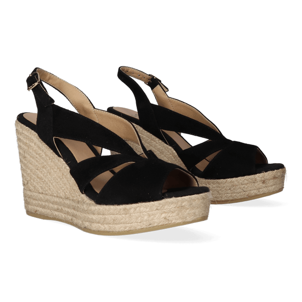 Naomi-A Dames Espadrilles Negre