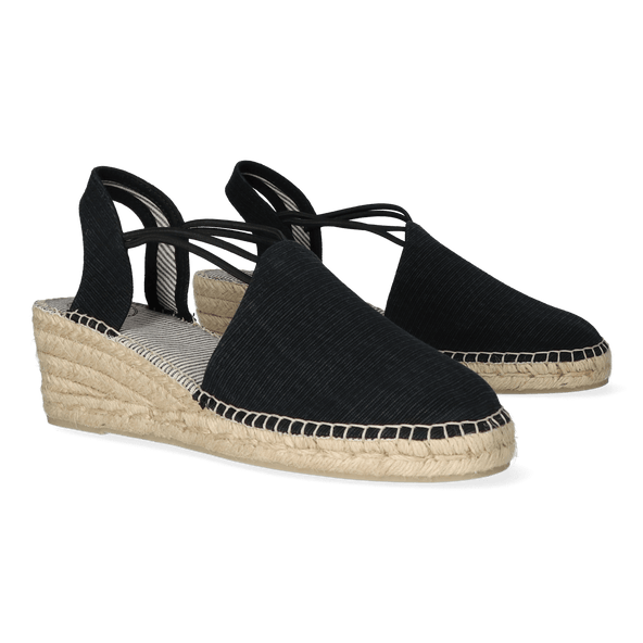 Tania-CR Dames Espadrilles Negre