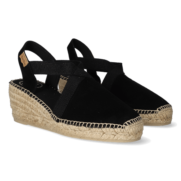 Tona Dames Espadrilles Negre