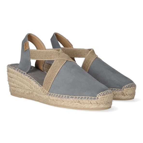 Tona Dames Espadrilles Gris